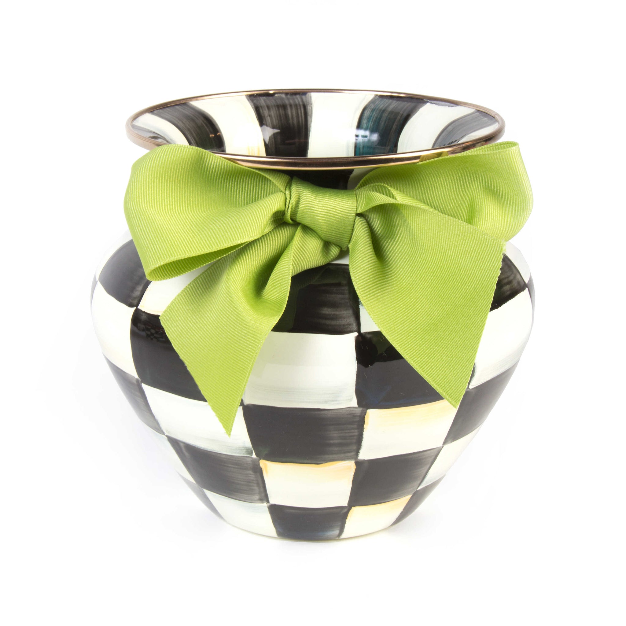 CC Large Vase w/ Green Bow
